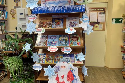 «Для вас ребятишки, зимние книжки»